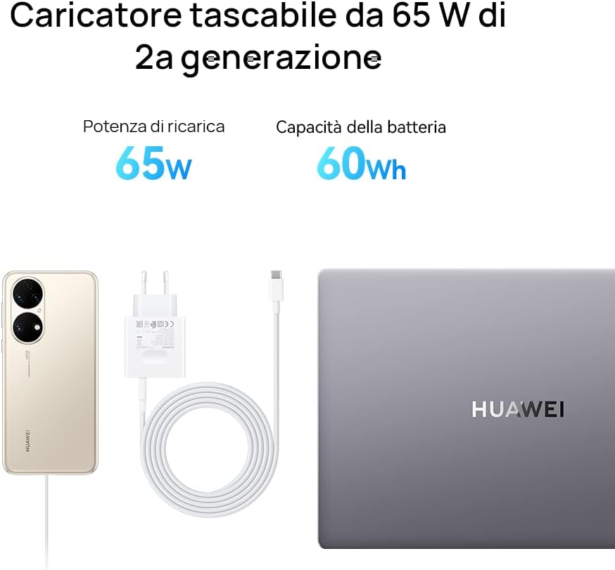 HUAWEI Matebook D16 Laptop, Eye Comfort FullView Display Notebook PC Portatile da 16 pollici, Intel Core i7-12700H, 16 GB RAM+512 GB SSD, Windows 11, Space Gray, estensione garanzia di 6 mesi