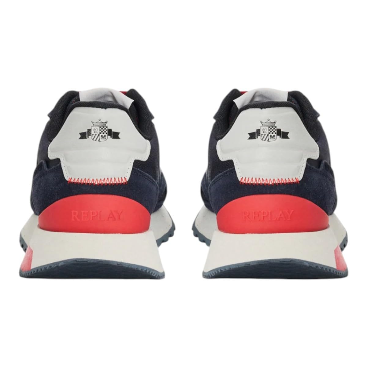 Replay Men's Bullet One Trainers, 040 Navy, 10 UK