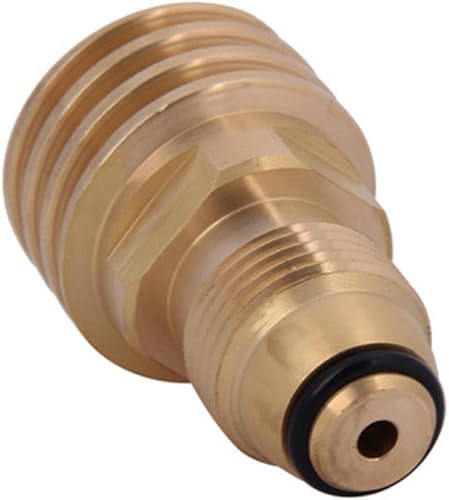 Miniatura 3 de Adaptador de gas propano de latón, tanque POL LP, convertido a QCC1/tipo 1 para electrodomésticos de calentador de gas, 2 uds