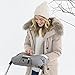 Skip Hop Stroll-and-Go Three-Season Hand Muff, One Size, Heather Grey
