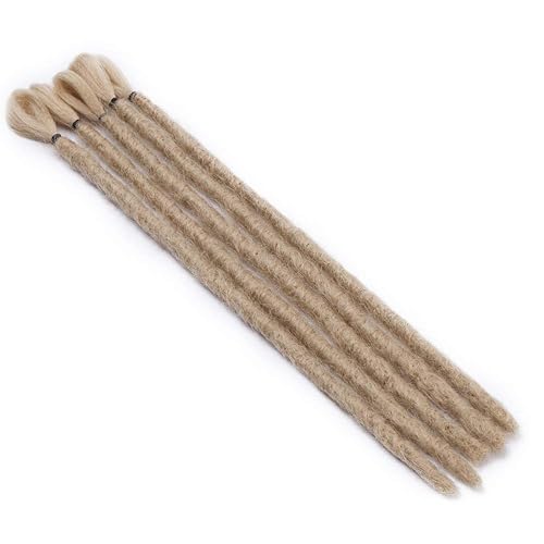 Miniatura 2 de Extensiones de rastas cortas de 12 pulgadas, 5 hebras, suaves hechas a mano, rastas de ganchillo para hombres, reggae hip-pop, marrón oscuro