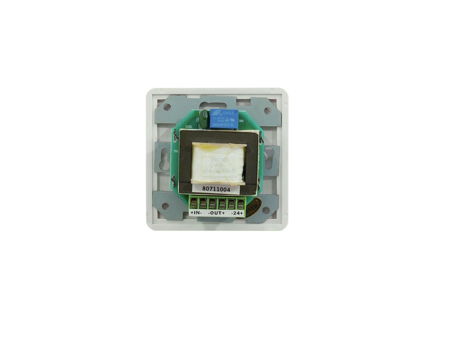 OMNITRONIC ELA LS-Regler, 30 W Mono weiß | Einbau-Lautstärkesteller mit 24-V-Pflichtempfangsrelais