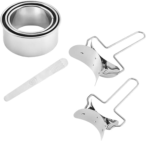 BESTonZON 1 juego de molde de bola de masa de acero inoxidable molde de gomita molde de ravioli China Set de moldes de bola de masa de bola de masa
