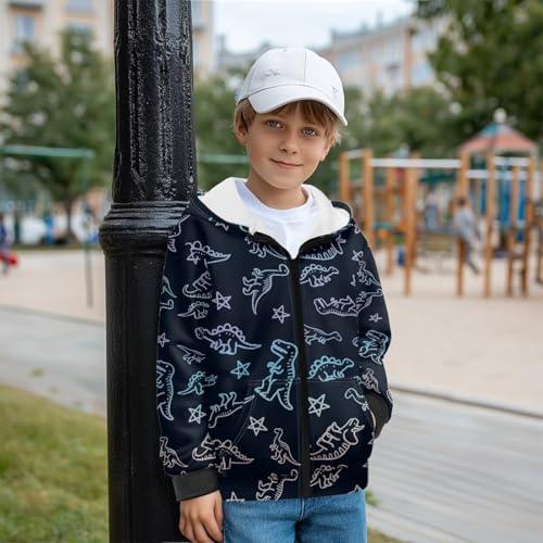 Zip Up Hoodie Boys 6-16Y Long Sleeve Hooded Sweatshirts Teen Boy Athletic Graphic Hoodies with Pocket Jacket Outfits3