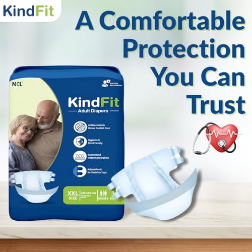 Image of Tape Diapers - XXL 40 Pcs Wetness Indicator Antibacterial
