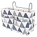 Willoo Organisateur Rangement Chevet, Suspendu Poche Panier Suspendre Chevet pour Les Lits Superposés, Dortoirs Universitaires, Petits Appartements (Bleu)