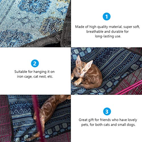 Balacoo rede para animais de estimação para cama de gato, gaiola, cama para pendurar e dormir, rede