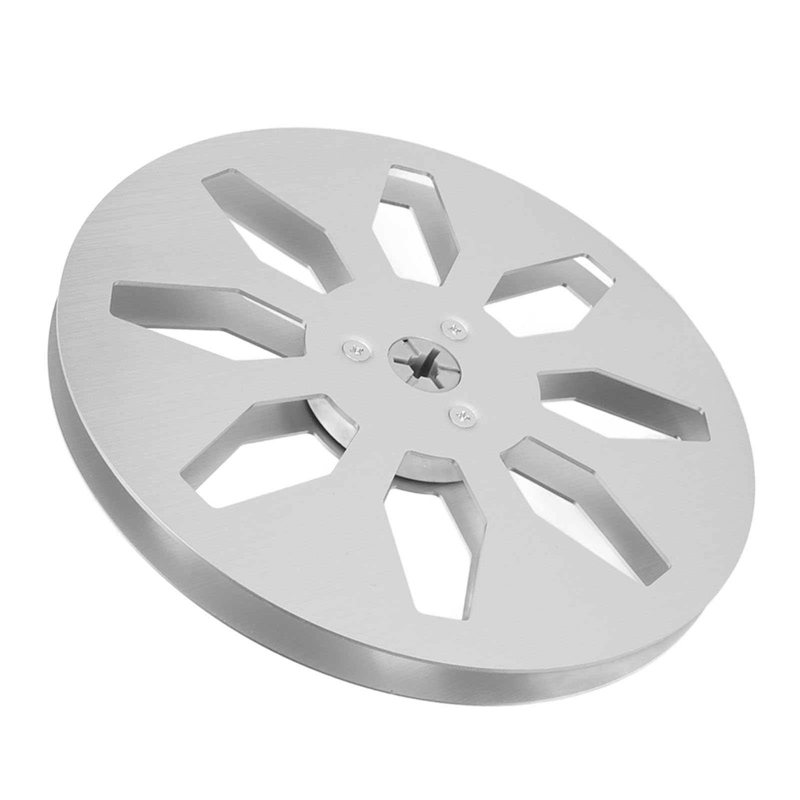 Naroote Bobine Vide en Aluminium de 7 Pouces, 1/4, pour Ruban Adhésif