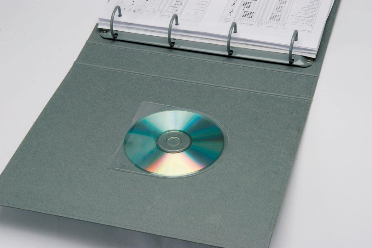 CD della cassa autoadesivo 10St Connect kf27032 M. lasche trasparente in polipropilene, Retro se lbstklebend, per CD DVD, con cerniera un