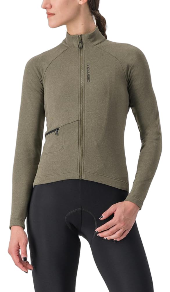 CASTELLI 4522539-304 UNLTD TRAIL W JRS Sweatshirt Women's TARMAC/LIGHT BLACK Size S