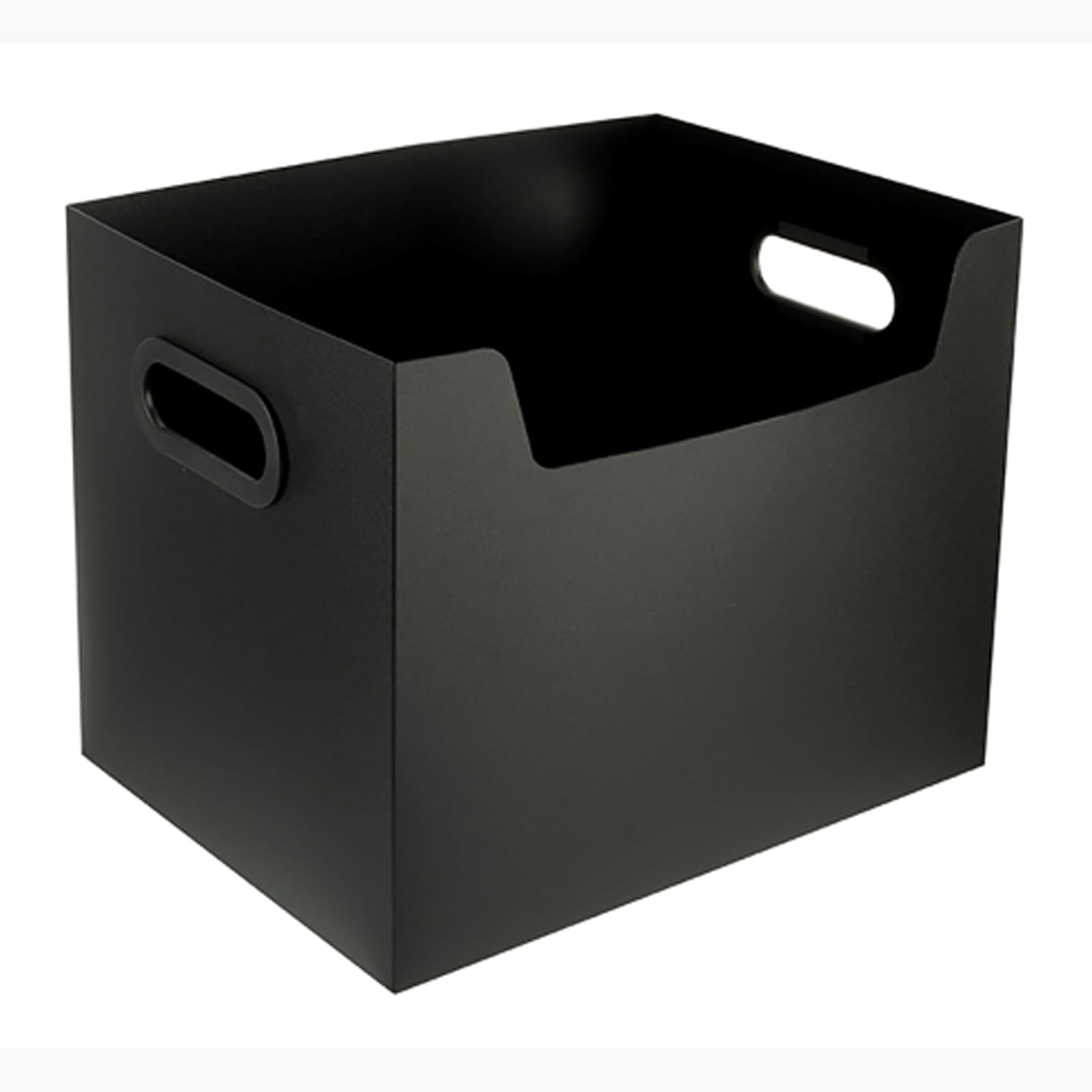 Ftyebdnc Black Bookshelf Storage Box, Office Desktop Plastic Organiser For Stationery Files/Black/L26 * W19 * H20cm