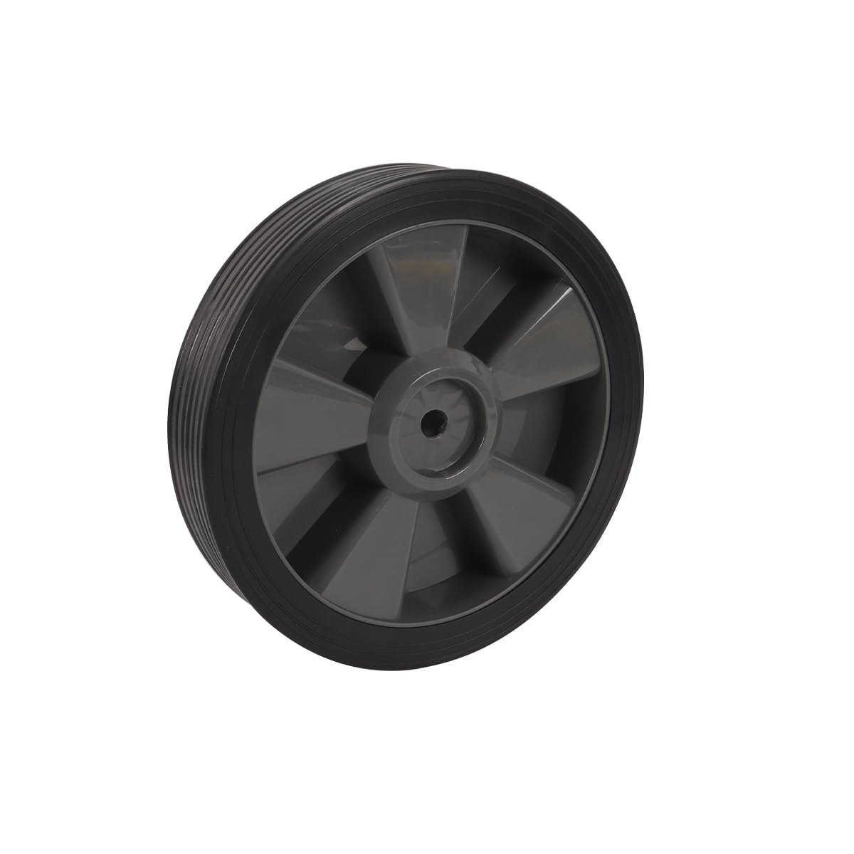 Ludom Confezione da 2 ruote in plastica per barbecue, ruote per forno da barbecue da 195 mm per carrello per barbecue, per barbecue a gas Charbroil e altre marche