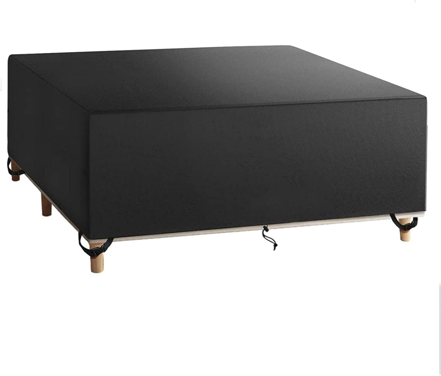 Generico Telo Copri Mobili Giardino Impermeabile 600d Antivento Antipioggia | Resistente Ai Raggi E Alla Luce Solare, Adatto Per Tavoli (200x100x85cm)