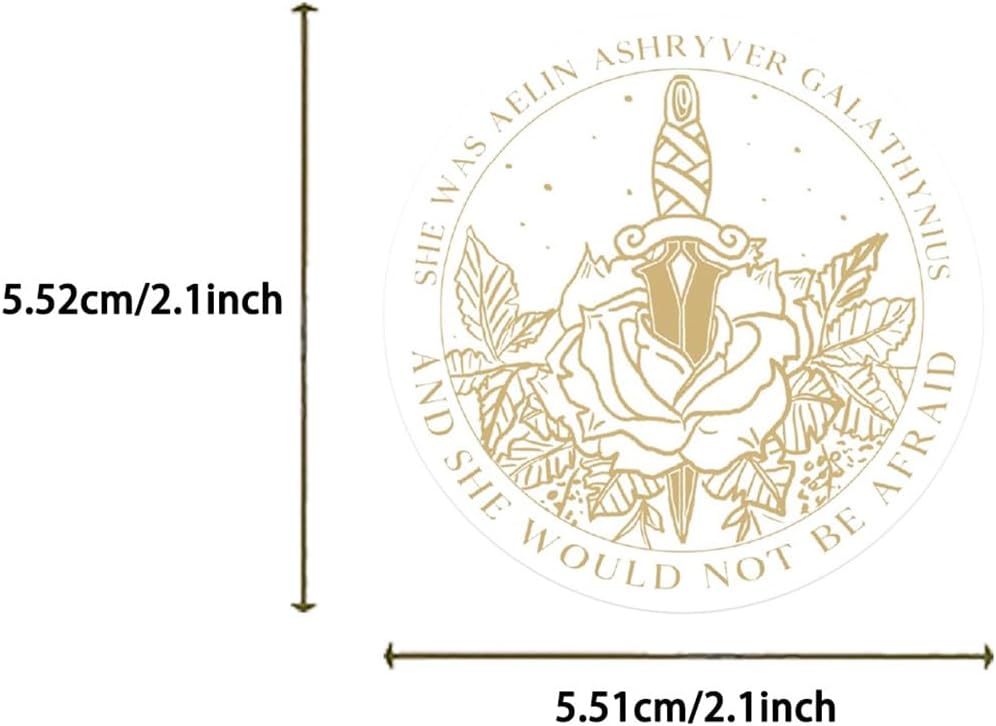 Throne of Glass Aesthetics Novel Stickers Pack,Book Stickers 50pcs Gift Decoration Vinyl Waterproof Stickers for Water Bottle,Skateboard,Journaling,Car Decals Gifts for Kids Teens Adult - Image 4