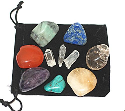 Chakra Professional Healer's Set - Large High Energy Crystals 30-40mm