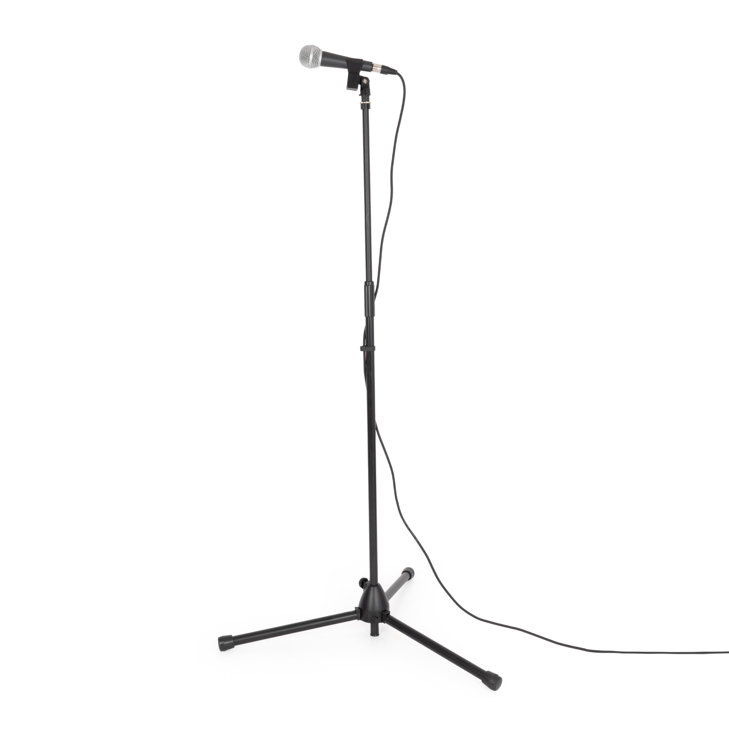 Straight microphone stand, black