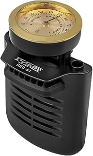 Benkeg Pièces pour guitare classique et acoustique,Humidificateur de guitare universel Hygromètre portable ABS + matériau métallique pour guitare folk Guitare classique Toutes les