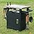 NUUK Deluxe Outdoor Grill Cart Rolling Table Cart Prep Station, 20" x 30" Stainless Steel Kitchen Storage Island with Enclosed Cabinet and Storage Drawer