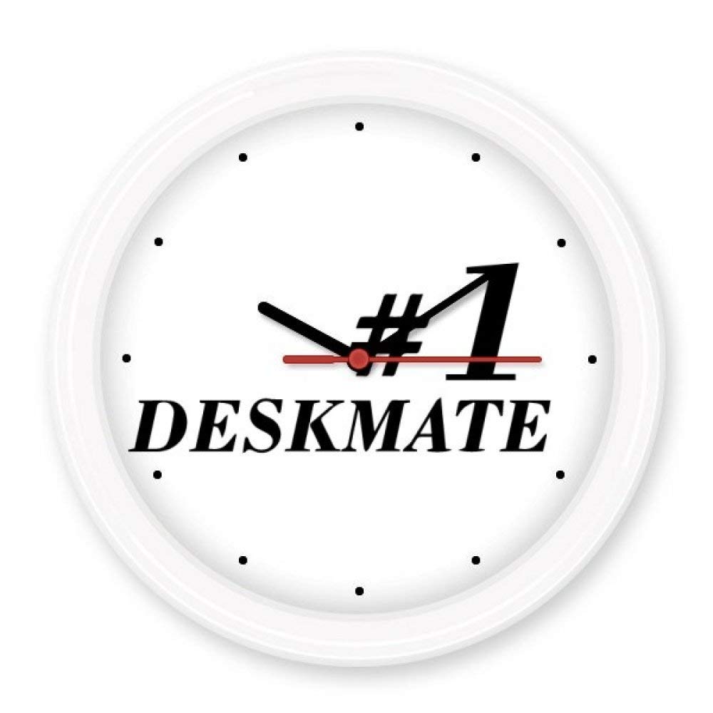 Horloge murale ronde silencieuse Number.1 pour cadeau de remise de diplôme