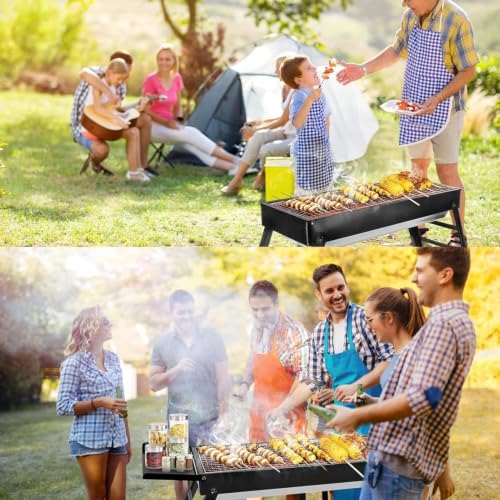 Parrilla de carbón portátil compacta con estructura ligera para uso exterior 3