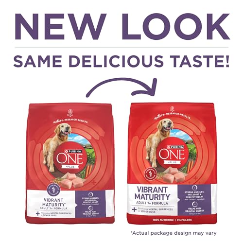 Purina ONE Plus Senior Dry Dog Food, Adult 7+, 31.1 lb Bag | Vibrant Maturity formula for mature 7+ dogs, real chicken as the first ingredient, promotes metal sharpness in senior dogs - Image 3