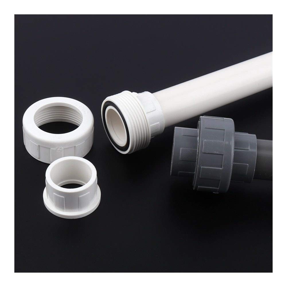 Accesorios para tuberías de riego, Conector de unión PVC 12/24/48 Piezas 20 mm ID for Manguera latón riego jardín Tanque Acuario