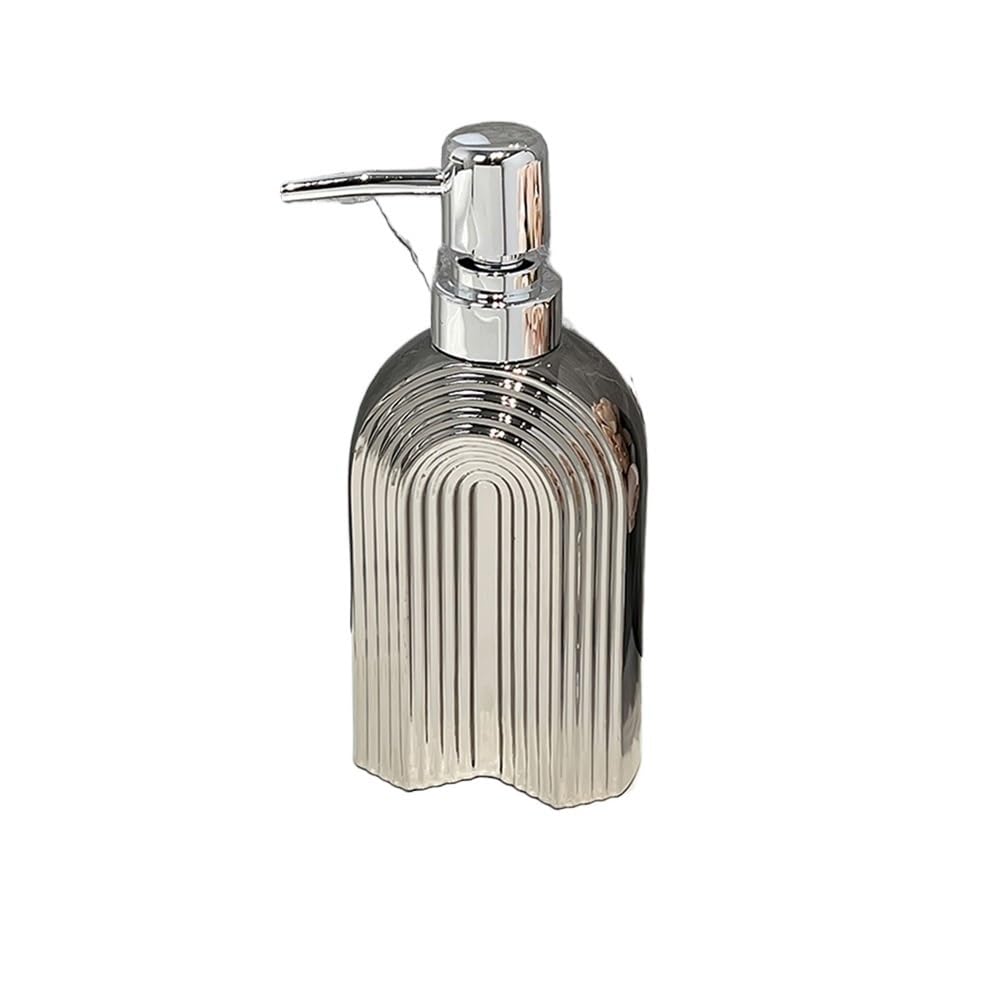 Seifenspender Spenderflasche Pressflasche Waschmittel Duschgel Spülmittel Leere Flasche Keramik Handflasche Badezimmer Seifenablage