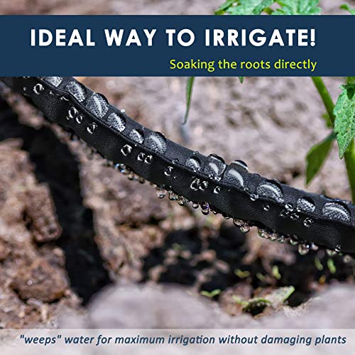 FLORIAX Heavy Duty Soaker Hose 75 FT Dripping Water Hose Saves 70% Water Consistent Drip Throughout Hose Lightweight Garden Hose Perfect for Garden Flowers Beds by FLORIAX - Used condition - Image 6