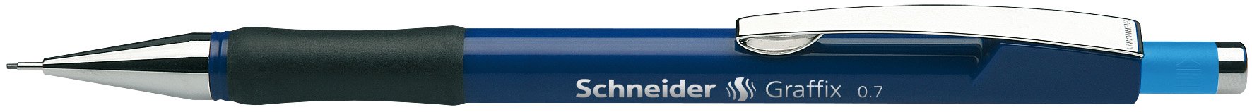 Schneider Lot de 10 portemines Graffix, 0,7 mm (Bleu)