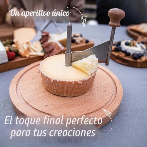 Miniatura 4 de Boska Rizador De Queso Amigo - Para Queso Tete De Moine - 222x222x143mm