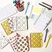 Sayglossy 48 Pcs Valentines Smile Face Journals Bulk for Employee Gifts Holiday Coworker Appreciation Positive Notebooks with Notes & Ballpoint Pens for Staff Graduation Party Favors