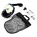 Snorkel Mask 180 Panoramic View Free Breathing Full Face Snorkeling Masks with Detachable GoPro Mount, Dry Top Set Anti-Fog Anti-Leak Diving Mask for Adults & Kids
