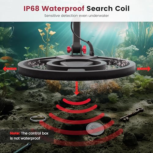 image for Metal Detector for Adults Professional Built-in HD Screen, KAIWEETS Me