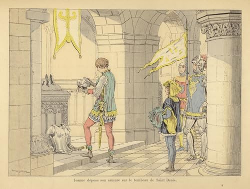 Tableau Jeanne d'Arc par Paul De Semant impression sur toile 60x90cm
