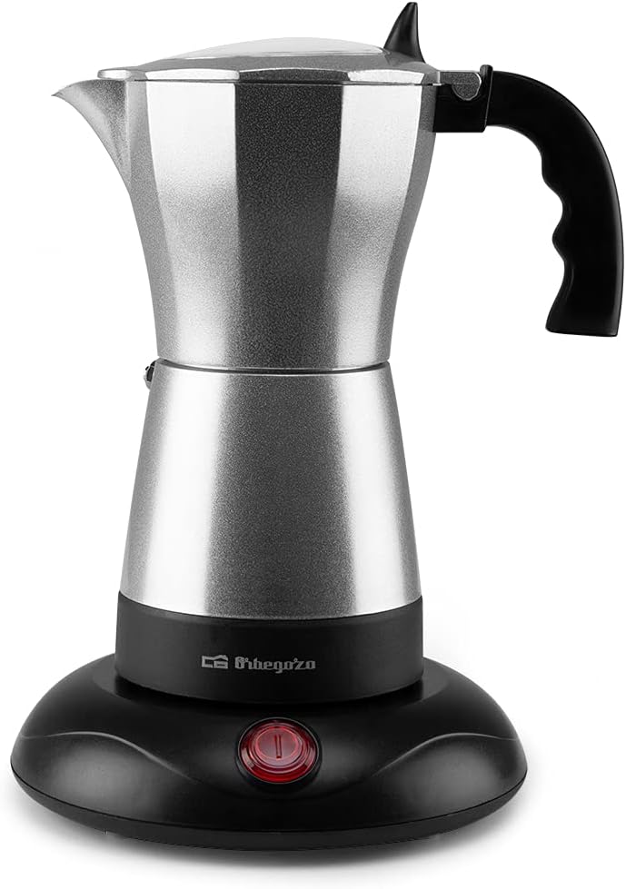 Orbegozo KFE 660, Cafetera italilana eléctrica, 480 W, 3/6 tazas, 3 51FzdPhtf4S. AC SL1191