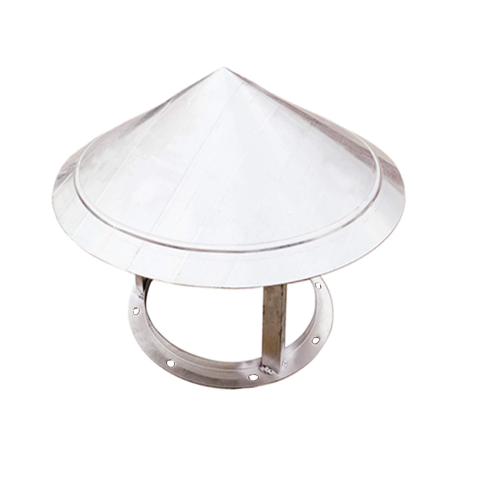 KGLHJDY Chimney Cowl Cap, for Ducting Ventilation Cap Rain Hat Hood Pipe Rain Cover Protector Cap Ending Roof Cowl,150mm