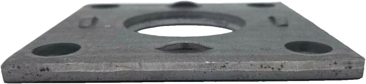 Trailer Brake Backing Plate Flange, 1.75" Dia 4 Hole Bolt Square Bracket 2k-3.5k