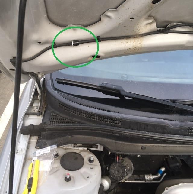 Miniatura 5 de 2 piezas limpiaparabrisas delantero Boquillas de limpieza válvula de retención universal 85321-26020