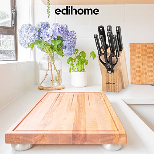 Edihome-Juego-de-Cuchillos-de-Cocina-Profesional-8-Piezas-y-Taco-Acero-Inoxidable-Utensilios-Afilador-Tijeras-Pelador-Fileteador-Soporte-Madera Edihome-Juego-de-Cuchillos-de-Cocina-Profesional-8-Piezas-y-Taco-Acero-Inoxidable-Utensilios-Afilador-Tijeras-Pelador-Fileteador-Soporte-Madera