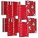 Produktbild HRB Geschenkpapier 10 Rollen für Weihnachten, 2,00m x 0,7m Weihnachtspapier Weihnachtsgeschenkpapier 2m pro Rolle, hochwertige geschenkverpackung, Packpapier Xmas verschiedene Motive (Serie 1)