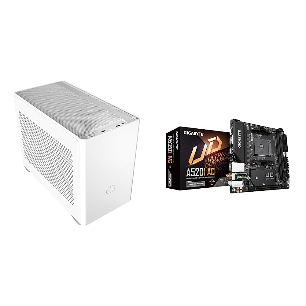 Cooler Masternr200 White Sff Small Form Factor Mini Itx Case