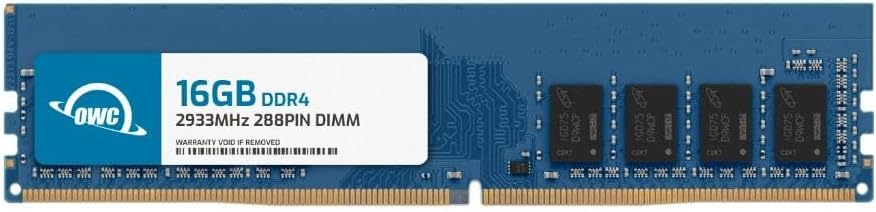 OWC 16GB DDR4 2933MHZ PC3-23400 CL21 1RX8 Non-ECC UDIMM 1.2V 288-pin Desktop Memory RAM Upgrade for PC