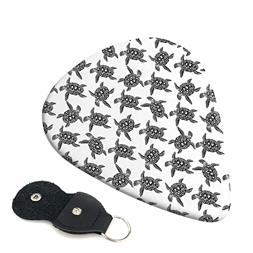 Lot de 6 médiators animaux tortues de mer pour guitare acoustique, guitare électrique, basse, ukulélé – fins, moyens et… - Les Beatles, Paul McCartney, John Lennon, RIngo Starr, George Harrison Lot de 6 médiators animaux tortues de mer pour guitare acoustique, guitare électrique, basse, ukulélé - fins, moyens et…