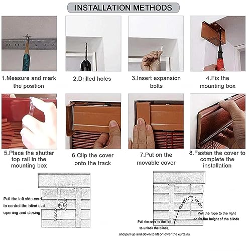 Persianas de madera natural elegantes para regular la luz y dar privacidad en tu hogar. 8