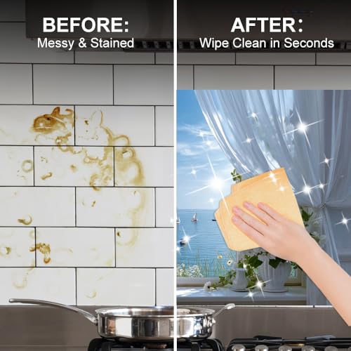 Image of Coastal Sailboat Window Backsplash Peel and Stick, 35.4x23.6 in