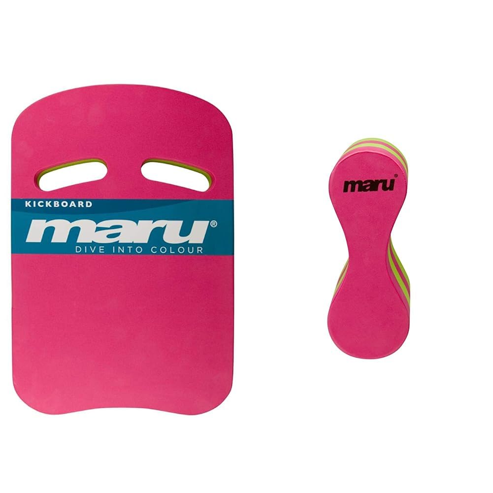 Maru Swimming Kickboard Swim Aid, Pool Float for Adults and Kids, Swim Sports Training Equipment, Improve Body Position and Balance in the Water