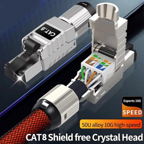 Fiche Ethernet CAT8 vitesse rapide et longue durée avec dissipation de chaleur optimale - 5