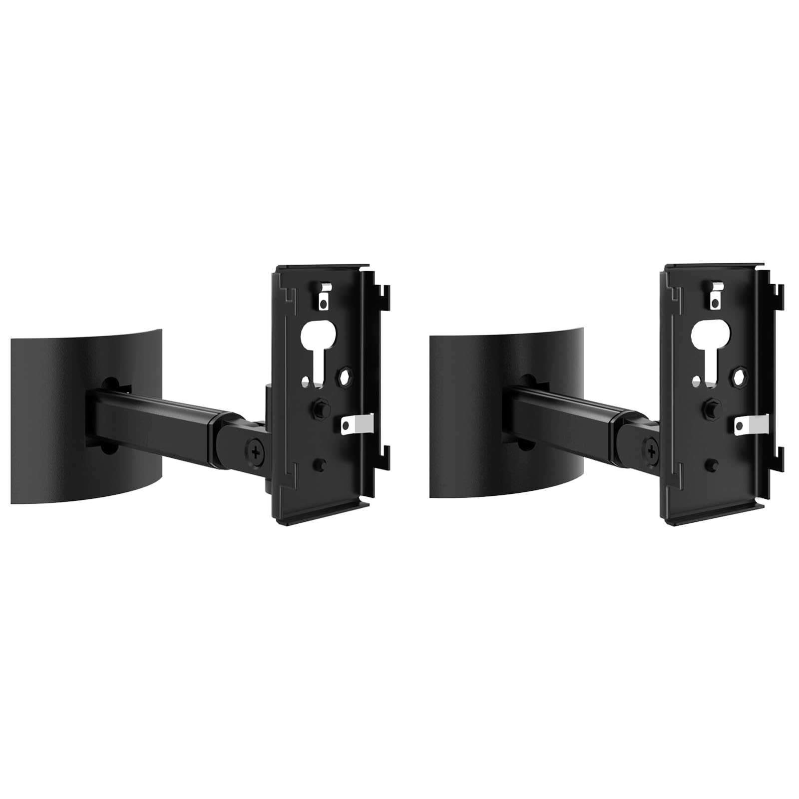 Lot de 2 supports muraux et de plafond pour haut-parleurs Bose UB-20, UB-20 Series II, WB-50 II, Lifestyle Serie, Soundtouch, angle réglable, noir