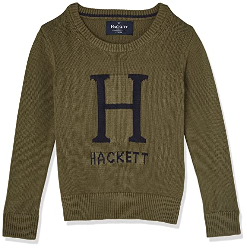 Hackett London Boy's H Hackett Crew Pullover Sweater, IVY, 15 år