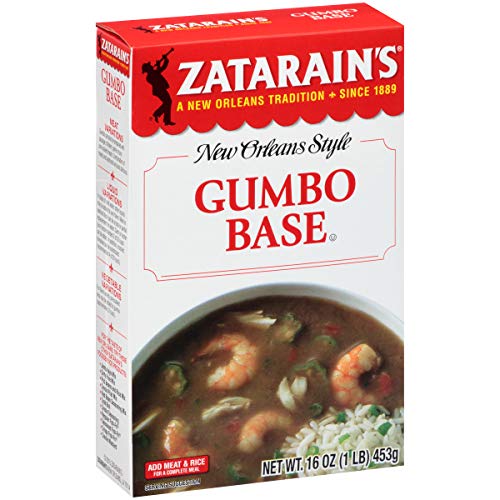 gumbo mix gluten free - Zatarain's New Orleans Style Gumbo Base, 16 oz - One 16 oz Box of Gumbo File Base, Perfect for Traditional South Louisiana Gumbo